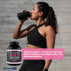 Compléments de musculation : Protéine en poudre ISO 100 avec 25g d'isolat de protéines de lactosérum hydrolysé à 100% – Protéine de lactosérum pour la musculation et la créatine - Product Image 5