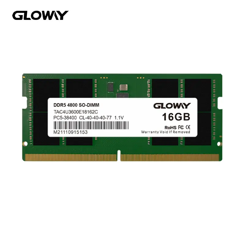 Gloway memória ram ddr5, novo laptop memória ram ddr5 16gb 4800mhz computador ram notebook ddr5 16gb sodimm