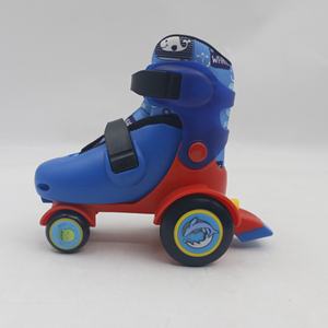 Patins à <span class=keywords><strong>glace</strong></span> bleus réglables avec roues lumineuses <span class=keywords><strong>pour</strong></span> débutants, dimensions réglables, patins <span class=keywords><strong>pour</strong></span> enfants, tout-petits, garçons, filles - Product Image 6