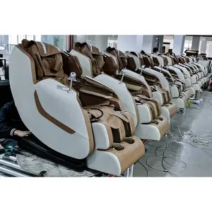 GUOHENG 2022การไหลเวียนโลหิตเป็นศูนย์การออกแบบแรงโน้มถ่วงเก้าอี้นวดพร้อมแผงควบคุม LCD รีโมท