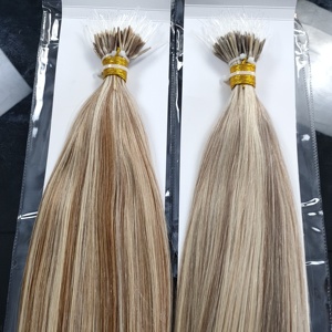 Extensions de cheveux russes 100% naturels Dragonlash Factory, 10-30 pouces, double épaisseur, extensions nano en plastique, cheveux humains lisses et soyeux - Product Image 2