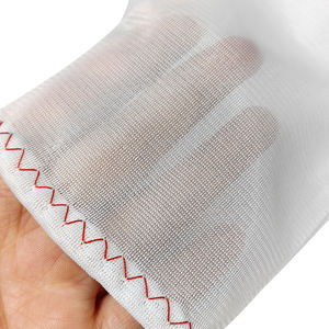 Guantes Blancos Allesd 100% Poliéster para Cuarto Limpio, Guantes de Trabajo Blancos Puros sin Polvo para Laboratorio - Product Image 4