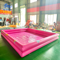 Nouvelle piscine gonflable légère en PVC de couleur personnalisée, parc aquatique pour enfants, piscine à sable, piscine à bulles, jouets aquatiques CE