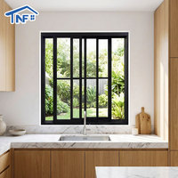 Fenêtres coulissantes de conception moderne européenne avec grilles pour maisons