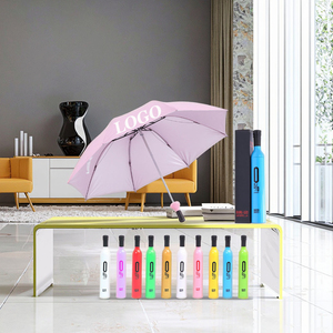 Ô dù quảng cáo in logo tùy chỉnh bán buôn thiết kế mới hình chai rượu - Product Image 1