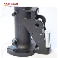 Cylindre hydraulique à piston simple effet JX de haute qualité en acier avec tige chromée dure