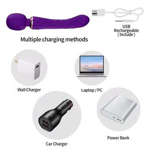 Vibrador Recargable 2 en 1 a Prueba de Agua para Clítoris y Punto G, con Modos Ajustables, Funcionamiento Silencioso, Masajeador de Pezones para Mujeres y Parejas - Product Image 6