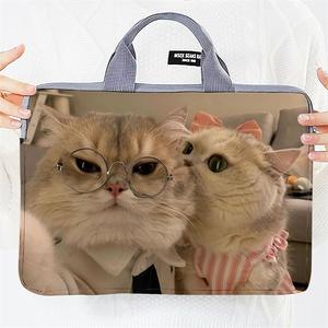 Housse d'ordinateur portable réutilisable et portable avec logo personnalisé, mignonne, 13, 14, 15 pouces, avec poignée, pour le travail, les voyages et la vie étudiante - Product Image 4