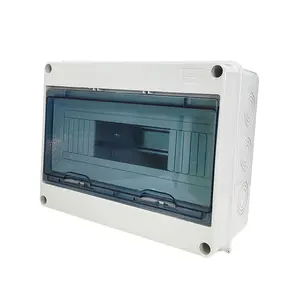 Outdoor Power Distribution Box Plastic Surface Mounted Electrical 5ways 8 ways 12ways For MCB RCCB RCBO Low-Voltage Equipment