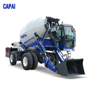 Camion malaxeur à béton autochargeur CAPAI KPM4.2 4.2 M3, moteur et pompe contrôlés par PLC, haute efficacité, origine Henan - Product Image 3