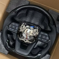 Modification du volant en cuir véritable pour Toyota Corolla LC200 LC79 LC300 Hilux Fortuner Land Cruise GR Volant de voiture