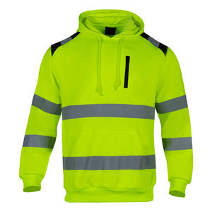 เสื้อฮู้ดสะท้อนแสงคุณภาพสูงสำหรับงานนิรภัย แขนยาว โพลีเอสเตอร์ ขาย - Product Image 1