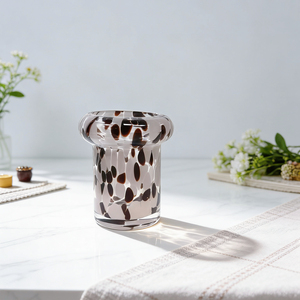 ของตกแต่งเทศกาลอีสเตอร์รูป<span class=keywords><strong>เห็ด</strong></span>แก้วเป่ามือสีรุ้งแบบแบน  พร้อมที่ใส่เทียน - Product Image 2