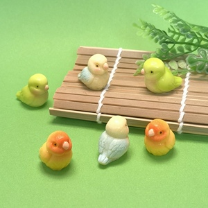 Statuetta di Pappagallo Colorato, Modellino di Animale Carino, Decorazione per la Casa, Miniatura in Resina, Accessori per Giardino Fatato e Bonsai - Product Image 4