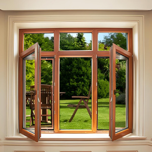 Pintu dan jendela kayu berlapis aluminium, pintu dan jendela kedap suara, jendela casement, penutup balkon, jendela Prancis kamar tidur - Product Image 3