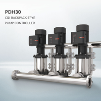 Contrôleur de pompe à eau triphasé SAJ PDH30 5,5 kW IP54 VFD 380V pour systèmes d'irrigation à pression constante industriels/commerciaux