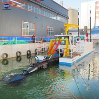 Draga de succión cortadora HYD de 6 pulgadas CSD150 con motor, caja de cambios y bomba para uso en ríos y mares