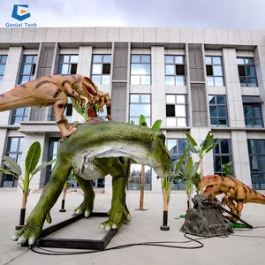 Gtad94 Aantrekkelijke Simulatie Dinosaurus Aangepaste Realistische Aniamtronic Dinosaurus Voor Tuin
