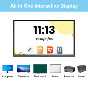 กระดานไวท์บอร์ดอัจฉริยะแบบสั<span class=keywords><strong>ม</strong></span>ผัส Tacteasy พร้อ<span class=keywords><strong>ม</strong></span>หน้าจอสั<span class=keywords><strong>ม</strong></span>ผัสแบบดิจิทัล ความละเอียด 4K UHD พร้อ<span class=keywords><strong>ม</strong></span>ซอฟต์แวร์แชร์หน้าจอ สมาร์ททีวีแบบอินเทอร์แอคทีฟ - Product Image 5