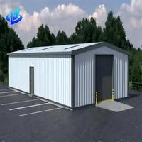 Taller con Estructura de Acero de Múltiples Vãmetros |   Planta Industrial Ligera |   Edificio de Almacén Expandible con Grúa Integrada