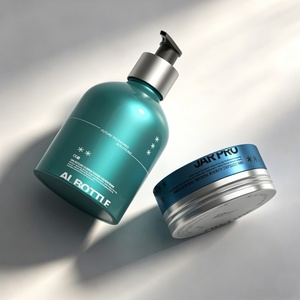 Botella Cosmética de Aluminio de 300 ml con Dispensador de Bomba para Suero Facial Hidratante para Hombre OEM/ODM - Product Image 1