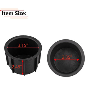 Portavasos para coche Toyota 4Runner 2014-2021, ABS, para consola central, 3.15 pulgadas de diámetro - Product Image 1