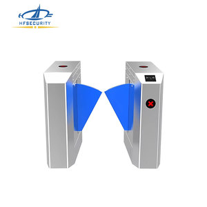 HFSecurity porta di controllo di accesso biometrico riconoscimento facciale ad alta velocità wing gate F101 per palestre con Software di <span class=keywords><strong>gestione</strong></span> - Product Image 1