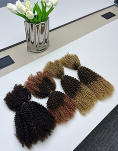 ผมมนุษย์100% ผมอัฟโฟรคิงกี้แบบหนา27/4/27สีปรับแต่งได้4B4C อาฟโฟรคิงกี้จำนวนมากสำหรับผมเปียแบบบิดเกลียว - Product Image 5