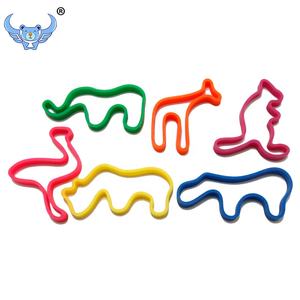 סיטונאי המפלגה טובות כיף טיפשי מגוון גן חיות בעלי החיים בצורת צמיד שיער סיליקון גומי להקות - Product Image 4