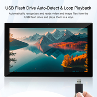 Écran tactile LCD intérieur Android Wifi 24 pouces pour magasin de détail OEM, affichage numérique publicitaire Full HD 1080P