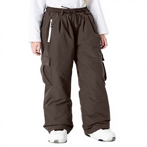 Men's Loose Fit Snow Ski Pants Outdoor Winter Sports <b>Trousers</b> with Zipper Pockets <b>Waterproof</b> <b>and</b> Wind Resistant Design - Product Image 1