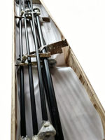 Hélice de turbine à pales coniques en acier inoxydable de qualité industrielle SS304/316, avec revêtement de boîte de vitesses, pour un gain énergétique et une sécurité élevée