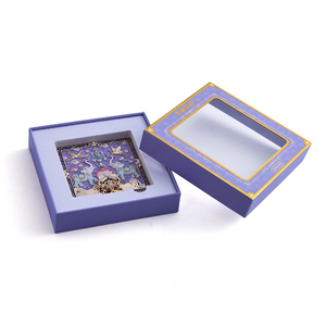 Portable <b>Square</b> Customized Embossed Single Side Metal Stand Pocket Compact <b>Mirror</b> - Product Image 6