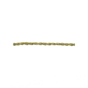 Dada Gold Mylar Macrame Cord Twisted Coated High Tenacity 3 Strand Garment Use Cap <b>Accessories</b> - Product Image 1