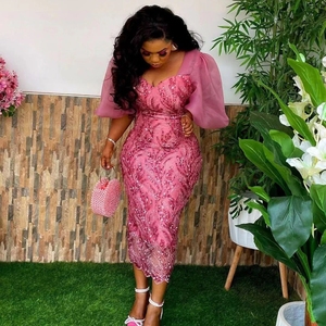Abiti da festa africani taglie forti, alla moda, Dashiki Ankara, abiti da sposa in pizzo, eleganti abiti maxi musulmani turchi per donna, novità 2023 - Product Image 3