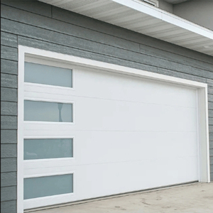 Puerta de Garaje Exterior para Casa o Villa a Precio Económico, Diseño de Puerta de Garaje Seccional Aislada Automática con Placa Superior - Product Image 3