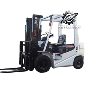 Chariot élévateur TCM FD25T3 25 tonnes d'occasion, chariot élévateur japonais 25 tonnes, moteur Isuzu 6BG1, machine d'occasion, chariot élévateur à essence, 3000 mm, 25000 kg - Product Image 1