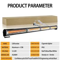 NEUE 8-teilige Modulare COB LED Warnlichtleiste 15-119cm Verstellbare Notfall-Sicherheits-Dachleuchte für LKW
