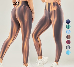 Leggings Senza Cuciture con Stampa Aurora, <span class=keywords><strong>Pantaloni</strong></span> Sportivi, <span class=keywords><strong>Pantaloni</strong></span> da Yoga, Leggings Aderenti da Donna per Fitness e Palestra - Product Image 2