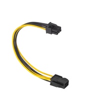 Kabel Jumper Dupont 6 Pin Flat Kustom, Male 2.54 Mm Pitch, 3-core Tembaga Murni, Selubung PVC, 12V untuk Peralatan Rumah Tangga