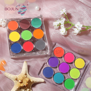 Paleta de Polvo para <span class=keywords><strong>Uñas</strong></span> Cuadrada Holográfica de 12 Colores en Tonos <span class=keywords><strong>Nude</strong></span>, Rosa y Neón <span class=keywords><strong>con</strong></span> Efecto Espejo y Pigmento Brillante para <span class=keywords><strong>Uñas</strong></span> Acrílicas - Product Image 1