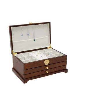 Scatole portaoggetti personalizzate in legno massiccio <span class=keywords><strong>eleganti</strong></span> portagioie e cartelli da parete come regali da donna diversi stili disponibili - Product Image 1