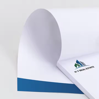 Notes autocollantes personnalisables sur mesure, colorées, avec couverture de texte, pour publicité, base en carton, papier PET, cadeau de bureau, mémo