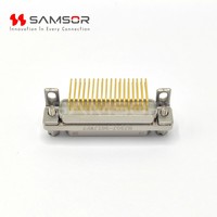 MIL-DTL-83513 Micro-D à broches multiples HJ30J-36TJW PCB d'insertion à angle droit HJ30J Series 36 Pins Micro Moment Type Fast Connector