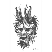 Stiker Tato Setengah Lengan Keren Herbal Juice Tato Semi-permanen untuk Pria Printer Tinta Tato Tubuh