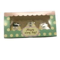 Boîte de papier personnalisée pour aliments avec logo Boîte d'emballage pliable pour biscuits laminés mats