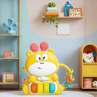 Mignon Girafe Animal Style Piano Électrique Clavier Instrument En Plastique Musique Apprentissage Jouet Éducatif pour Enfants Bébé Cadeau