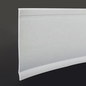 S152-F RAITTO-rodapié Flexible <span class=keywords><strong>autoadhesivo</strong></span> de PVC, 6 pulgadas, Base de Pared de vinilo, <span class=keywords><strong>autoadhesivo</strong></span>, para suelo y pared - Product Image 5