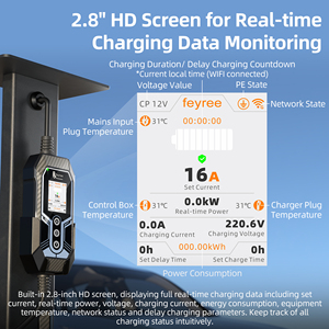 เครื่องชาร์จรถยนต์ไฟฟ้าแบบพกพา Feyree 3.5kW ชนิดปลั๊ก Type 2 ควบคุมผ่านแอป Smart WIFI บันทึกการชาร์จและอัปเกรด OTA พร้อมระบบป้องกันความร้อนเกินแบบสามชั้น - Product Image 4