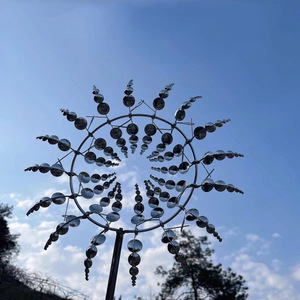 3D hướng dương ma thuật và độc đáo động lực gió <span class=keywords><strong>Spinner</strong></span> ngoài trời Vườn Spinners thép không gỉ gió Spinners cho sân trang trí - Product Image 2